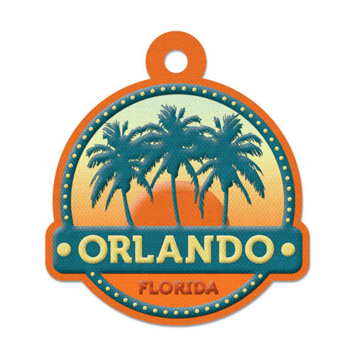 We R Memory Keepers - Destination Collection - Embossed Tags - Orlando