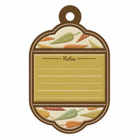 We R Memory Keepers - Autumn Splendor Collection - Embossed Tags - Autumn Notes