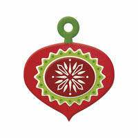 We R Memory Keepers - Peppermint Twist Collection - Christmas - Embossed Tags - Ornament