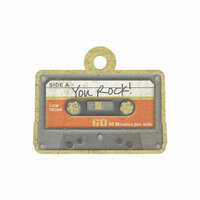 We R Memory Keepers - Vintage T Collection - Embossed Tags - You Rock