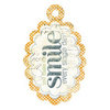 We R Memory Keepers - Good Day Sunshine Collection - Embossed Tags - Smile