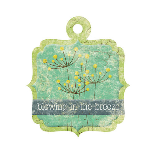 We R Memory Keepers - Good Day Sunshine Collection - Embossed Tags - Breeze