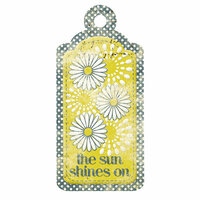 We R Memory Keepers - Good Day Sunshine Collection - Embossed Tags - Shine On