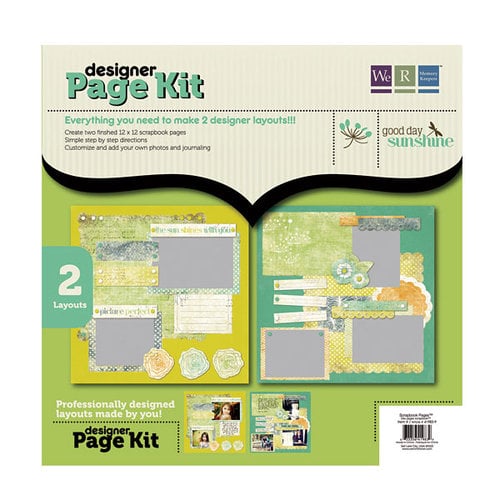 We R Memory Keepers - Good Day Sunshine Collection - 12 x 12 Designer Page Kit