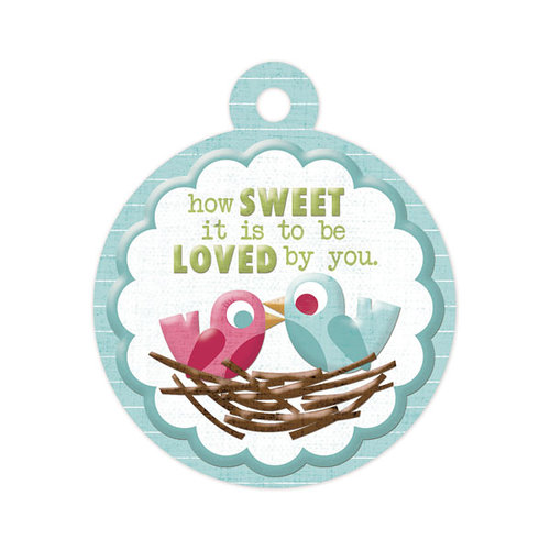 We R Memory Keepers - Love Struck Collection - Embossed Tags - How Sweet