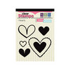 We R Memory Keepers - Love Struck Collection - Clear Acrylic Stamps - Hearts