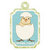 We R Memory Keepers - Cotton Tail Collection - Embossed Tags - Spring Chick