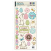 We R Memory Keepers - Cotton Tail Collection - Embossed Cardstock Stickers