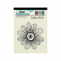 We R Memory Keepers - Cotton Tail Collection - Clear Acrylic Stamps - Flower Power
