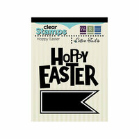 We R Memory Keepers - Cotton Tail Collection - Clear Acrylic Stamps - Hoppy Easter