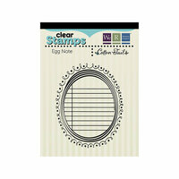 We R Memory Keepers - Cotton Tail Collection - Clear Acrylic Stamps - Egg Notes