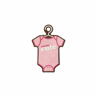 We R Memory Keepers - Baby Mine Collection - Embossed Tags - Cute Girl