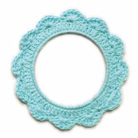 We R Memory Keepers - Baby Mine Collection - Crochet Doily - Boy