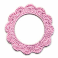We R Memory Keepers - Baby Mine Collection - Crochet Doily - Girl