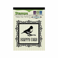 We R Memory Keepers - Anthologie Collection - Clear Acrylic Stamps - Happy Day