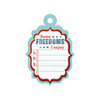 We R Memory Keepers - Red White and Blue Collection - Embossed Tags - Freedoms List