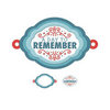 We R Memory Keepers - Red White and Blue Collection - Embossed Tags - Mini Frames - Day to Remember