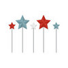 We R Memory Keepers - Red White and Blue Collection - Metal Star Pins