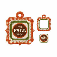 We R Memory Keepers - Embossed Tags - Mini Frames - Fall