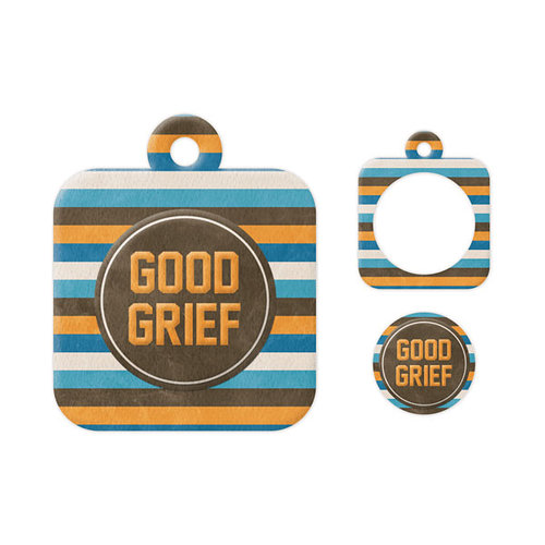We R Memory Keepers - Embossed Tags - Mini Frames - Good Grief