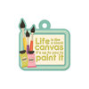 We R Memory Keepers - Love 2 Craft Collection - Embossed Tags - Life is a Canvas