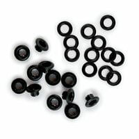 We R Memory Keepers - Eyelets and Washers - Black - 3/16 Inch