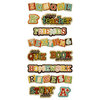 We R Memory Keepers - Hall Pass Collection - Self Adhesive Layered Chipboard with Varnish Accents - Words