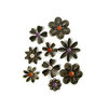 We R Memory Keepers - Black Widow Collection - Halloween - Metal Flowers