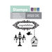 We R Memory Keepers - Antique Chic Collection - Clear Acrylic Stamps - Congratulations