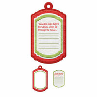 We R Memory Keepers - Yuletide Collection - Christmas - Embossed Tags - Mini Frames - Journal