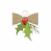 We R Memory Keepers - Yuletide Collection - Christmas - Embossed Tags - Mistletoe