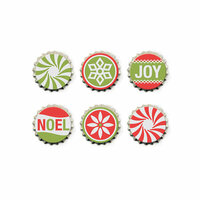 We R Memory Keepers - Yuletide Collection - Christmas - Bottle Caps
