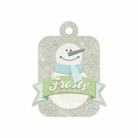 We R Memory Keepers - Winter Frost Collection - Embossed Tags - Frosty