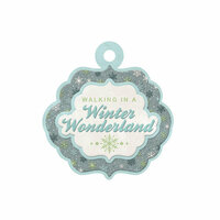 We R Memory Keepers - Winter Frost Collection - Embossed Tags - Winter Wonderland