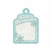 We R Memory Keepers - Winter Frost Collection - Embossed Tags - Winter Memories