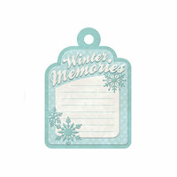 We R Memory Keepers - Winter Frost Collection - Embossed Tags - Winter Memories