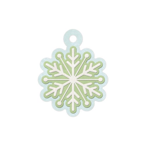 We R Memory Keepers - Winter Frost Collection - Embossed Tags - Snowflake