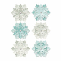 We R Memory Keepers - Winter Frost Collection - Flower Brads