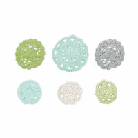 We R Memory Keepers - Winter Frost Collection - Crochet Doilies