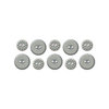 We R Memory Keepers - Winter Frost Collection - Fabric Buttons