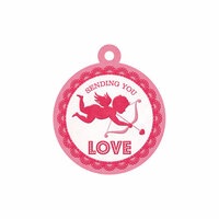 We R Memory Keepers - Crazy For You Collection - Embossed Tags - Sending Love