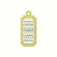 We R Memory Keepers - For the Record Collection - Embossed Tags - Gorgeous