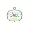We R Memory Keepers - For the Record Collection - Embossed Tags - Love