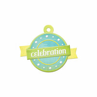 We R Memory Keepers - Feelin' Groovy Collection - Embossed Tags - Celebration