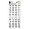We R Memory Keepers - Label Stickers - Tab - Sans Serif - Black