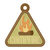 We R Memory Keepers - Happy Campers Collection - Embossed Tags - Campfire