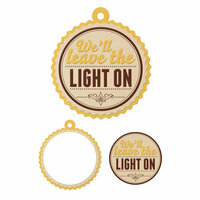 We R Memory Keepers - Country Livin' Collection - Embossed Tags - Mini Frames - Light On