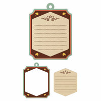 We R Memory Keepers - Country Livin' Collection - Embossed Tags - Mini Frames - Journaling