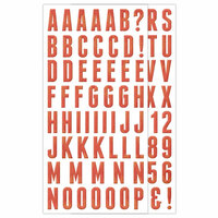 We R Memory Keepers - Country Livin' Collection - Self Adhesive Chipboard with Glossy Accents - Alphabet