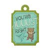 We R Memory Keepers - Storytime Collection - Embossed Tags - Just Right